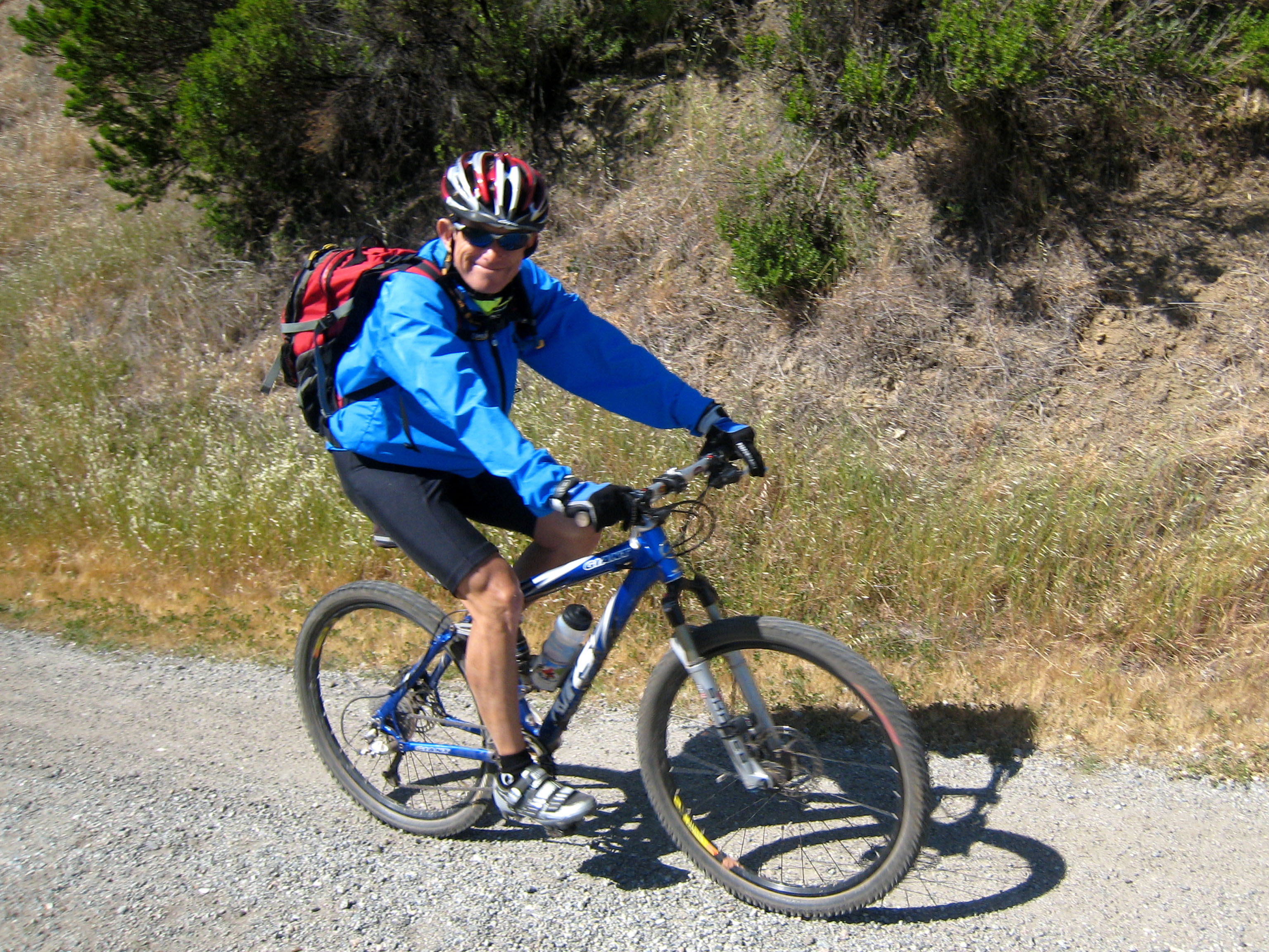 Franz mountain biking from Sea Otter Classic