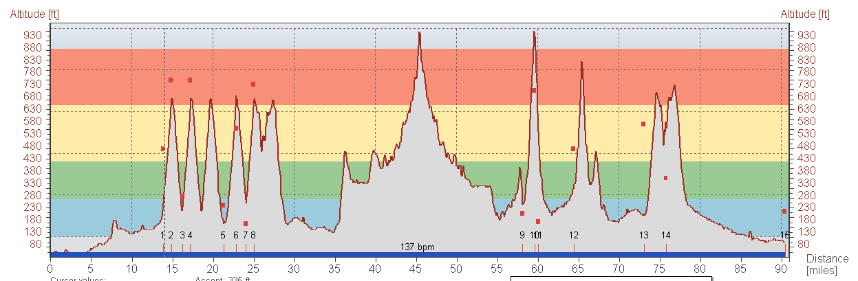 Ride Chart for Peggy’s Party